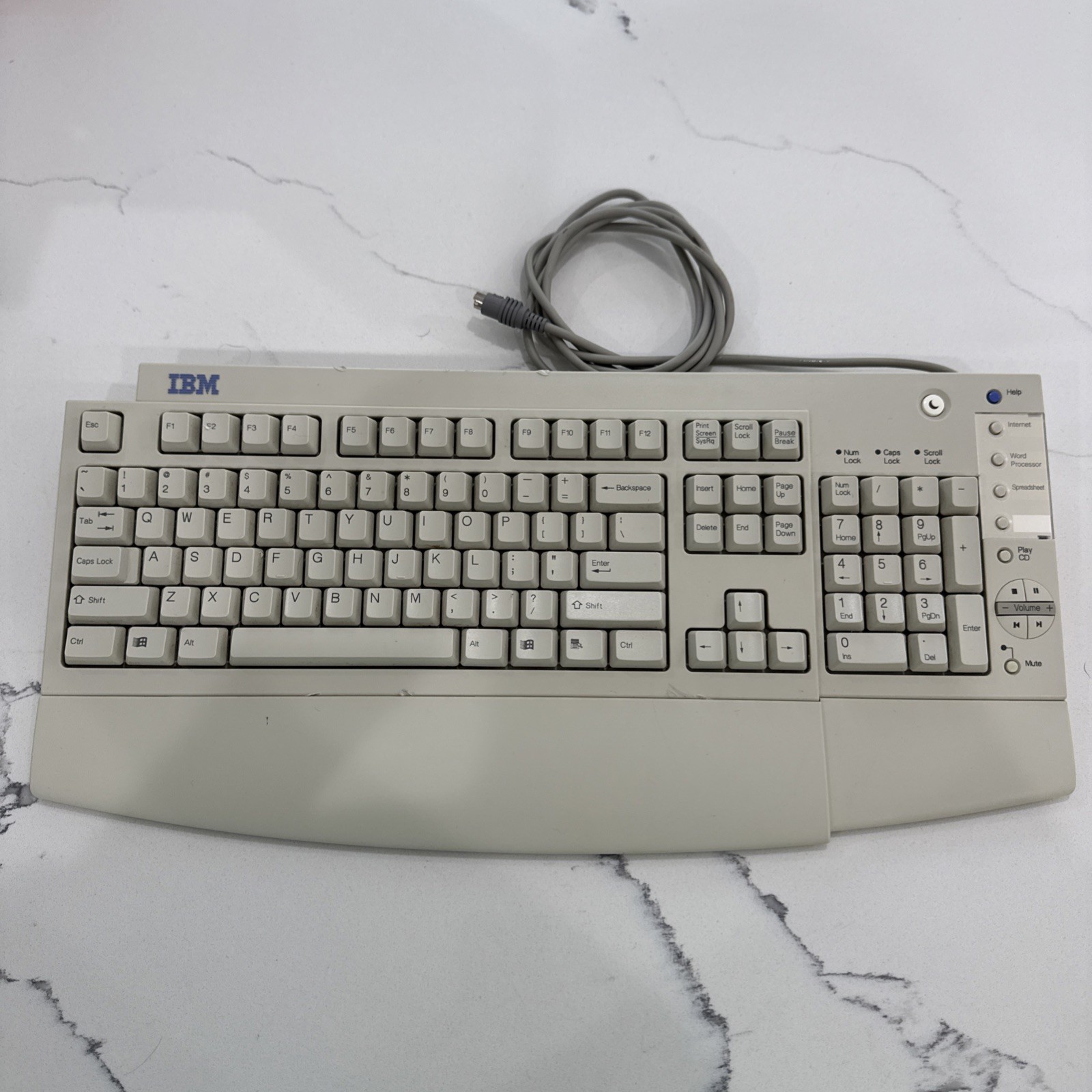 IBM KB-7993 Rapid Access Wired PS/2 Keyboard Vintage Windows PC