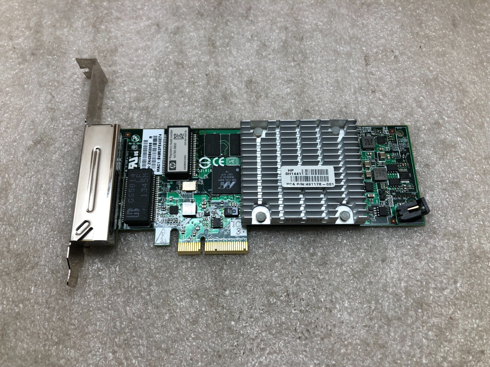 HP NC375T Quad Port Network Adapter 491176-001 / 539931-001 FH Bracket FREE S/H