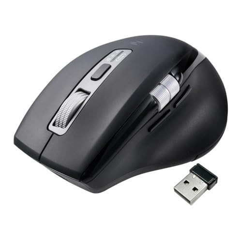 Sanwa Direct Wireless Mouse Horizontal Scrolling Silent Bluetooth Rechargeable 5