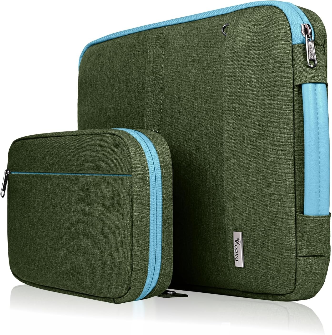 15.6-15 Inch Laptop Sleeve, MacBook Sleeve, Army Green | Water-repellent Case