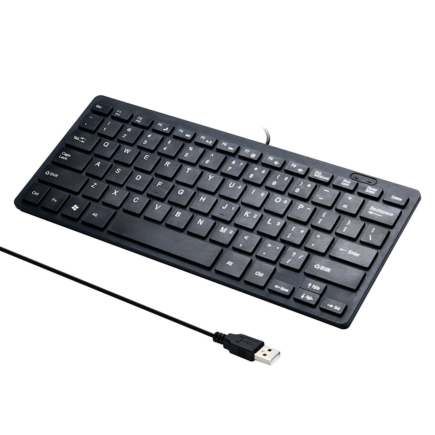Mini 78 Keys Wired Keyboard - with Keyboard Cover Computer keypad for Laptop ...