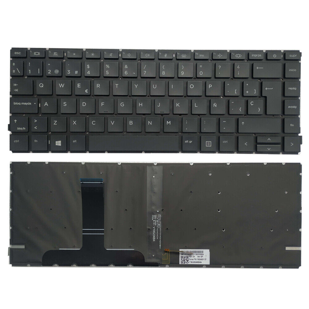 Laptop Latin Spanish keyboard FOR HP ProBook 440 G8 G9 445 G8 G9 Backlit Black
