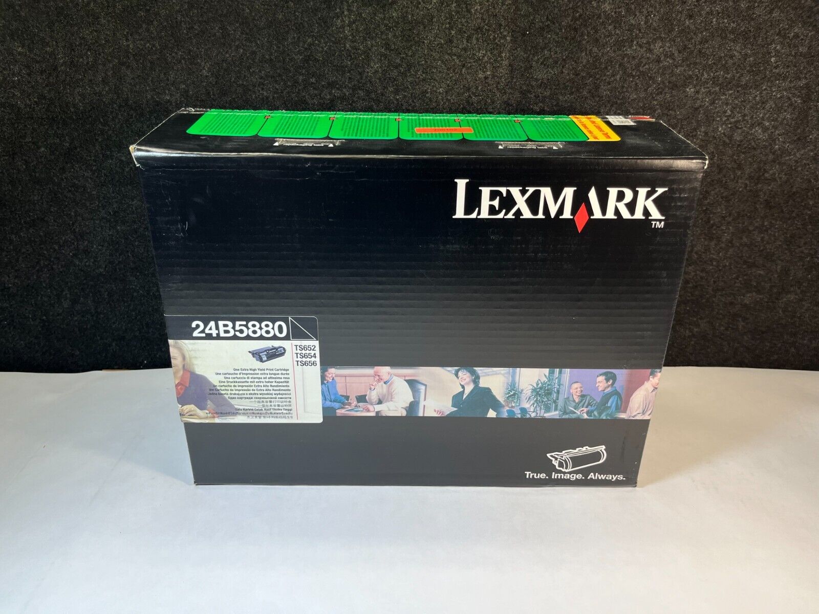 Genuine Lexmark 24B6186 Black Toner Cartridge - NEW SEALED