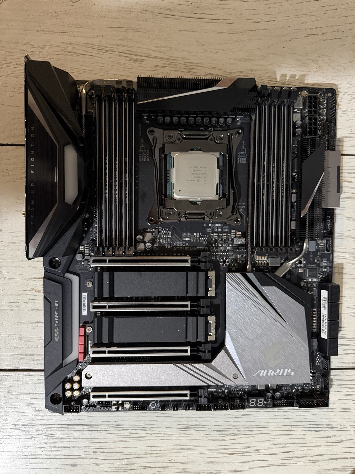 🔥 Combo Intel Core I9-10980xe CPU & Gigabyte Aorus Master X299x Motherboard