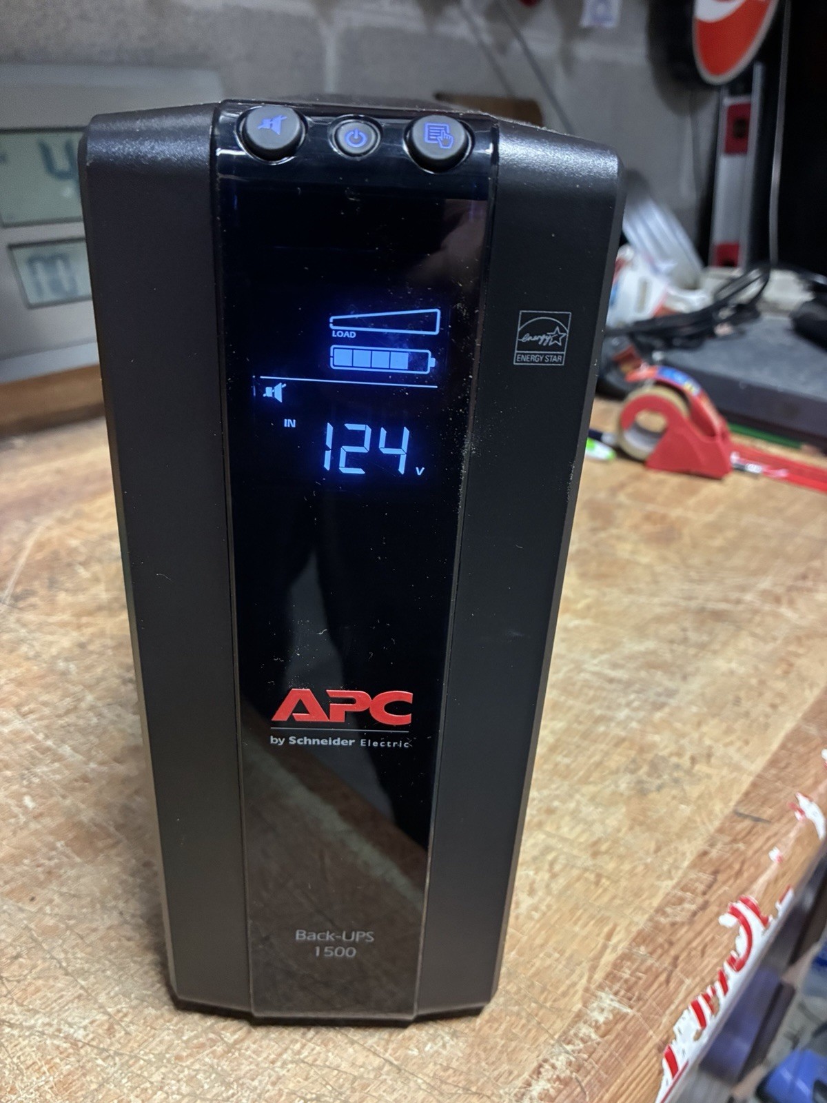 APC Back UPS 1500 BX1500M Uninterruptible Power Supply Surge Protect -No Battery