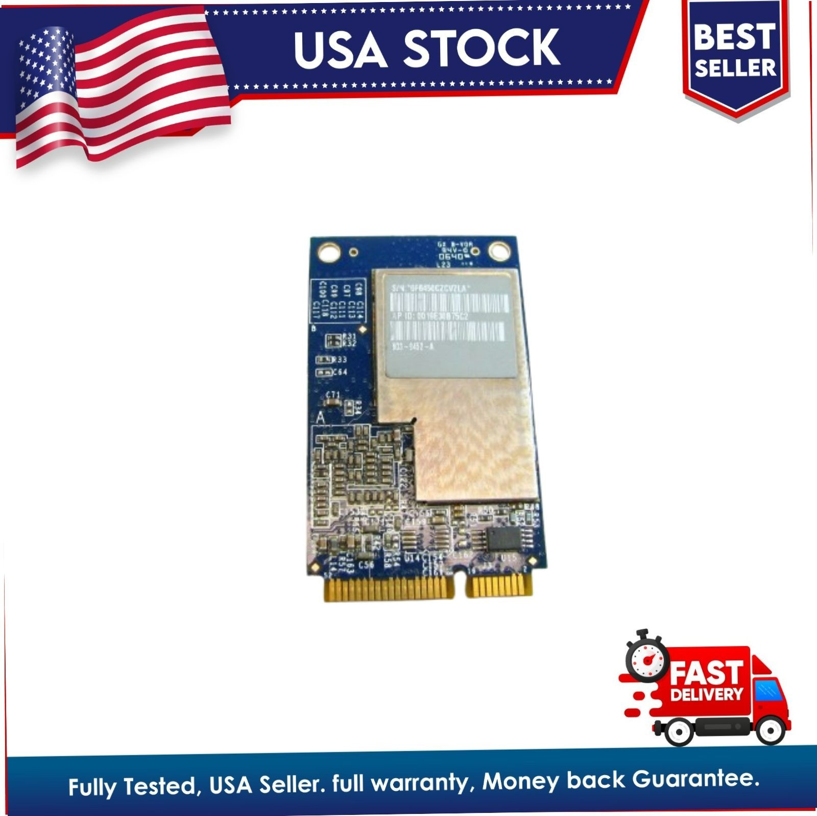 Apple Mac Pro A1186 Airport Wifi Wireless Card 020-5280-A Genuine 603-9452-A.