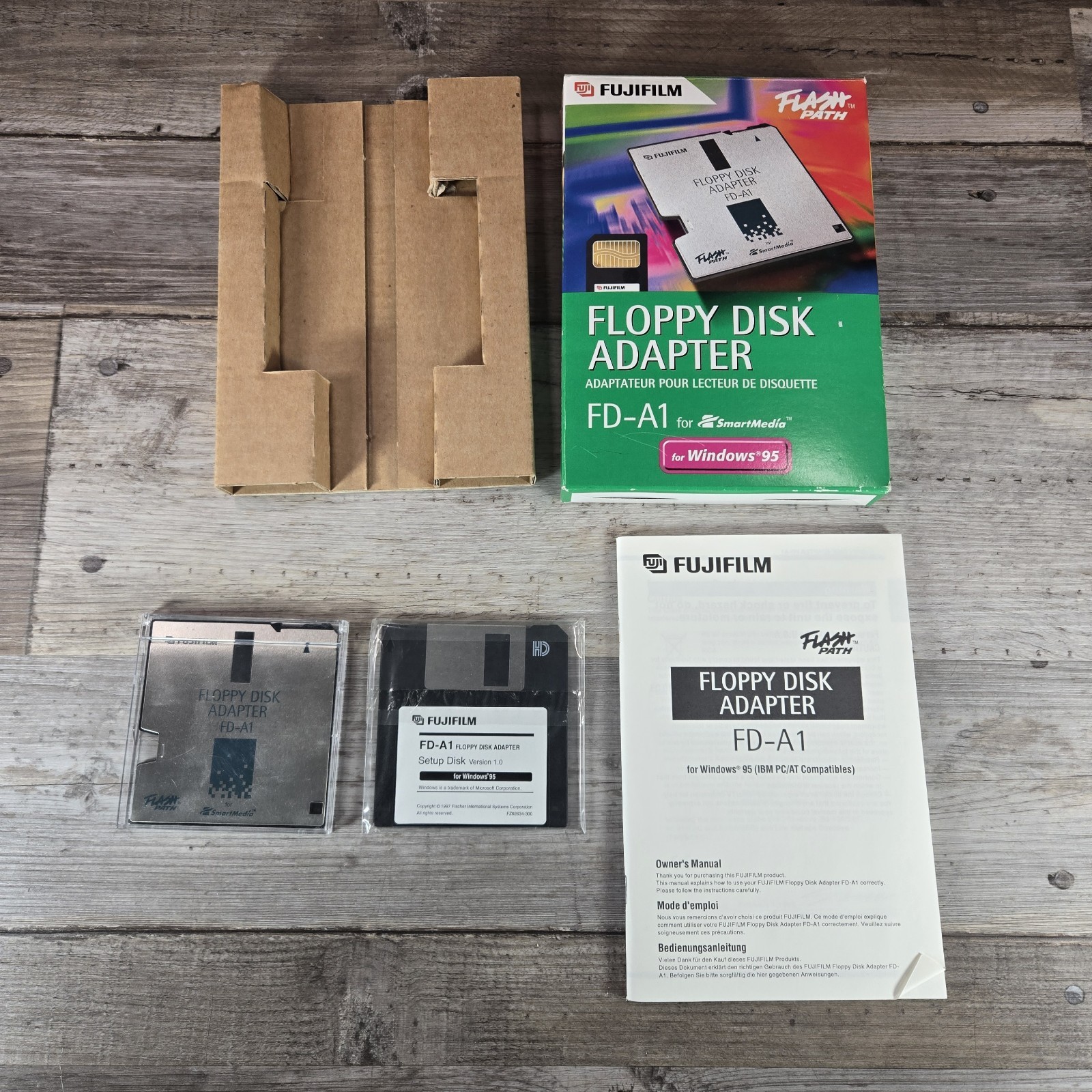 Fujifilm FD-A1  2-8MB Compatible (For SmartMedia Windows 95) Floppy Fisk Adapter