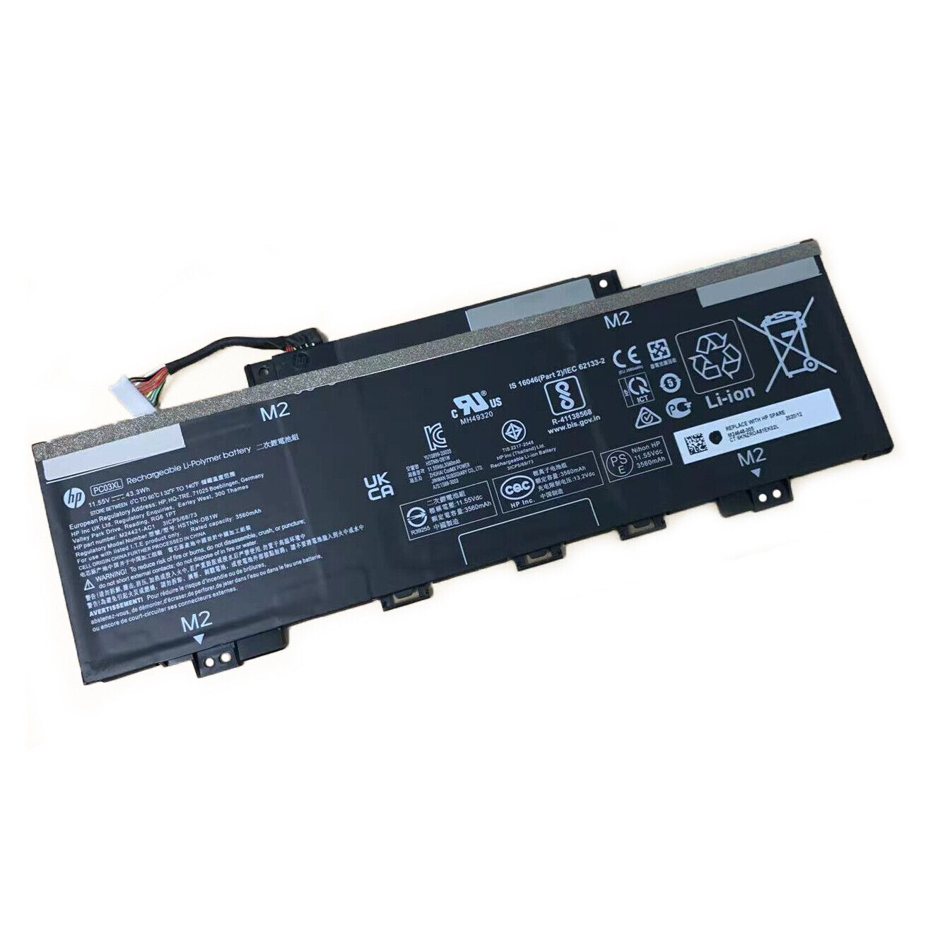 Genuine PC03XL Battery for HP Pavilion x360 14 15 TPN-DB0E M24648-005 HSTNN-OB1W