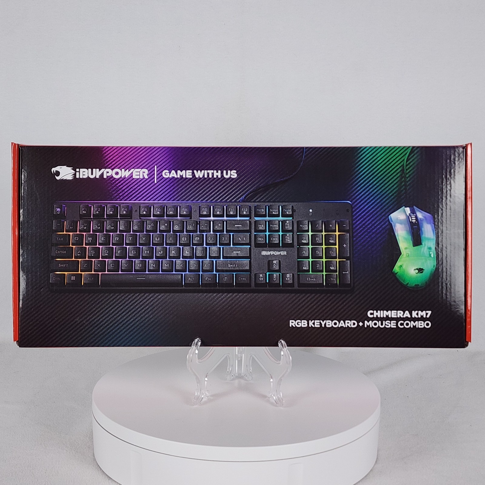 New Sealed iBUYPower Chimera KM7 RGB Keyboard + Mouse Combo