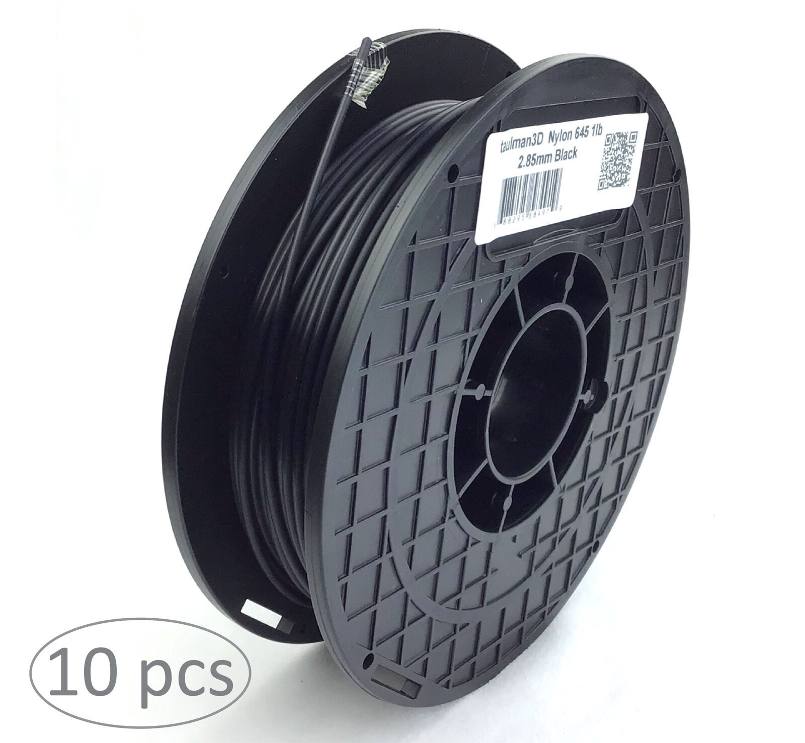 [3DMakerWorld] taulman3D 645 Industrial Nylon Filament - 3mm, Black, 10 pack