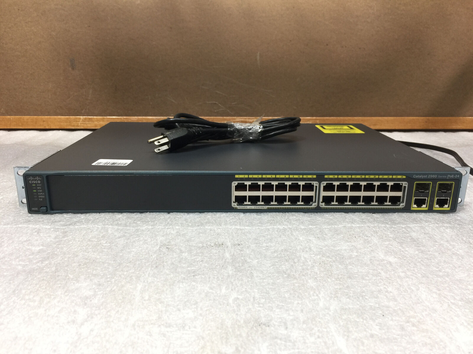 Cisco Catalyst WS-C2960-24PC-L 24-Port PoE+ Managed Ethernet Switch *TESTED*