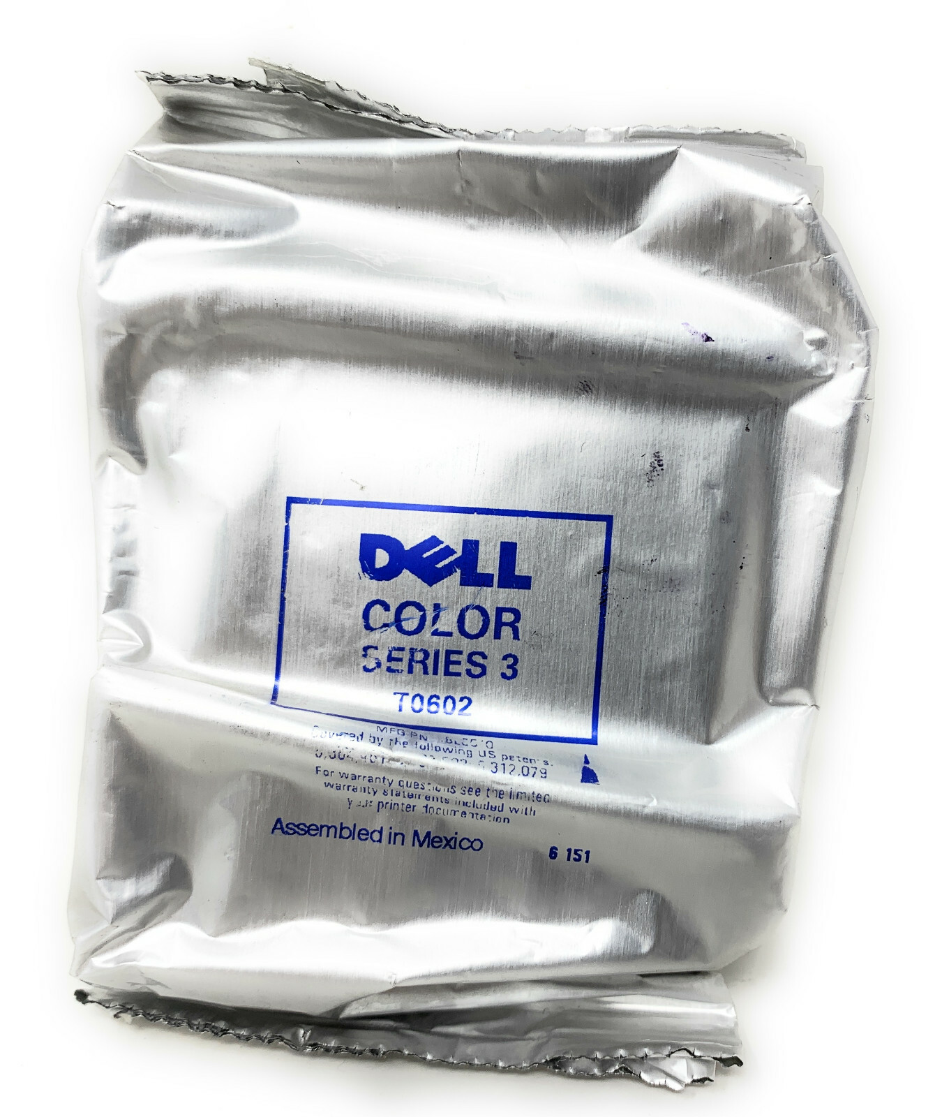 DELL T0602 SERIES 3 ORIGINAL COLOR CARTRIDGE FOR DELL PERSONAL PRINTER J740 