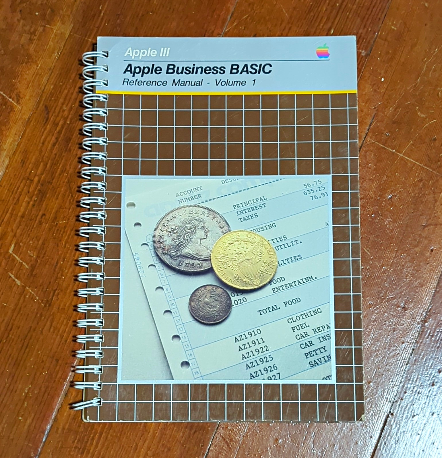 Apple Apple III Business BASIC Reference Manual Vol 1 Spiral Bound Vintage