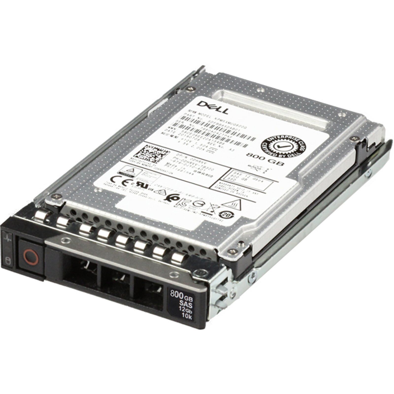 Dell 800GB 12Gbps SAS WI TLC 2.5 SSD KPM5XMUG800G (DHRVV-COL-OSTK)