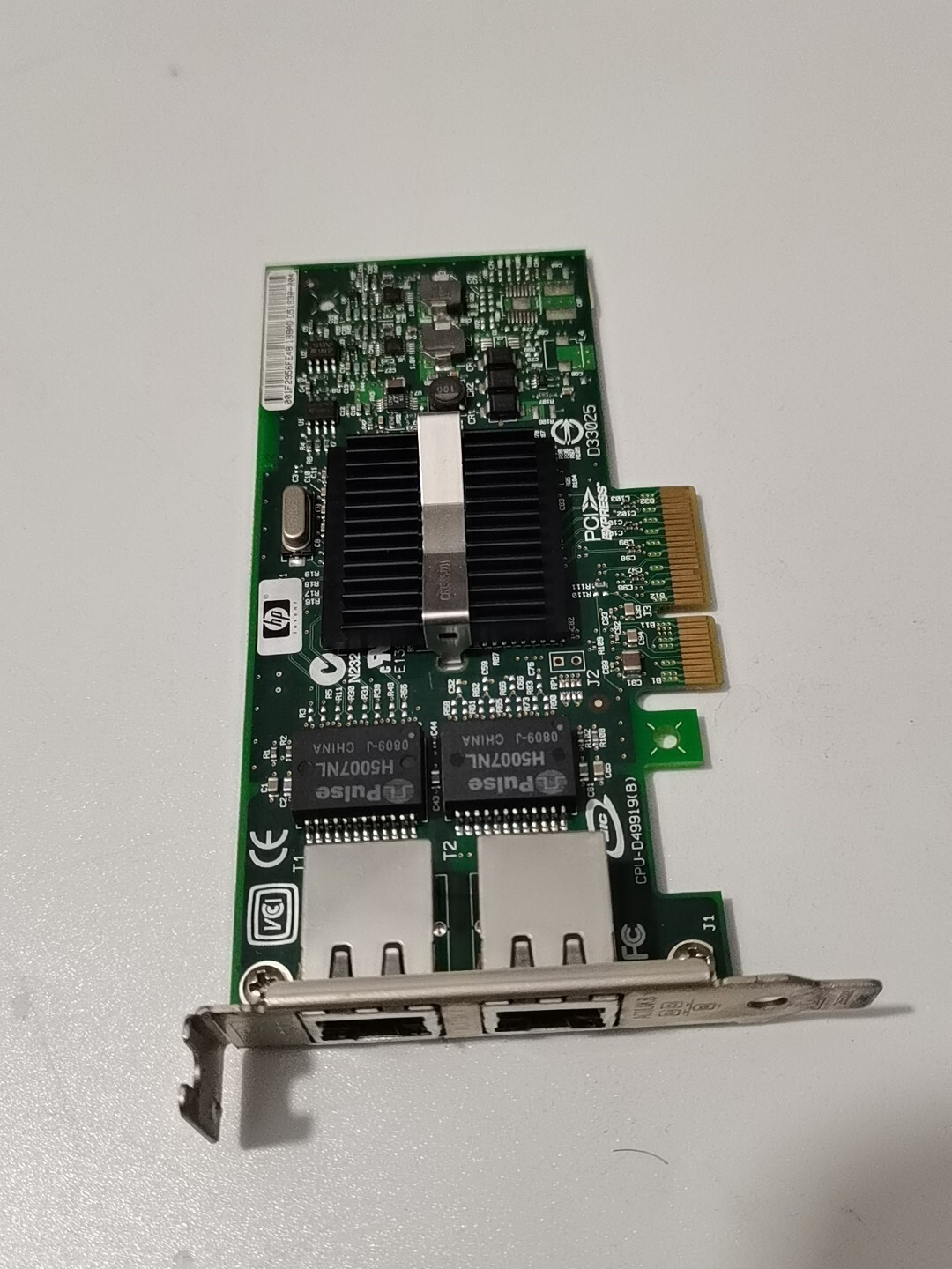 HP NC360T Gigabit Dual PORT  PCIe X4 NIC Card HSTNS-BN16 412646-001 9402PT