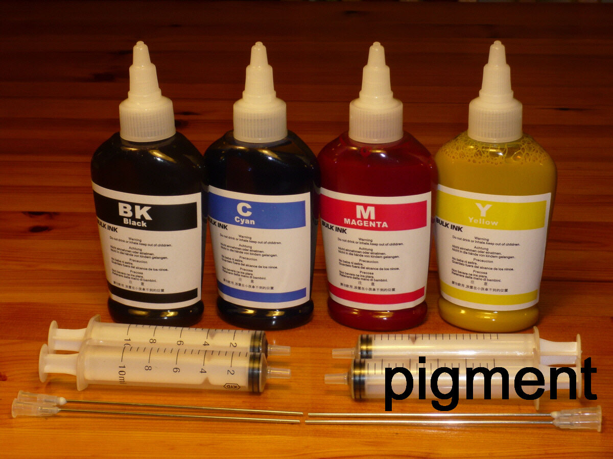 Pigment Bulk 400ml refill ink for Epson Printer 4colors