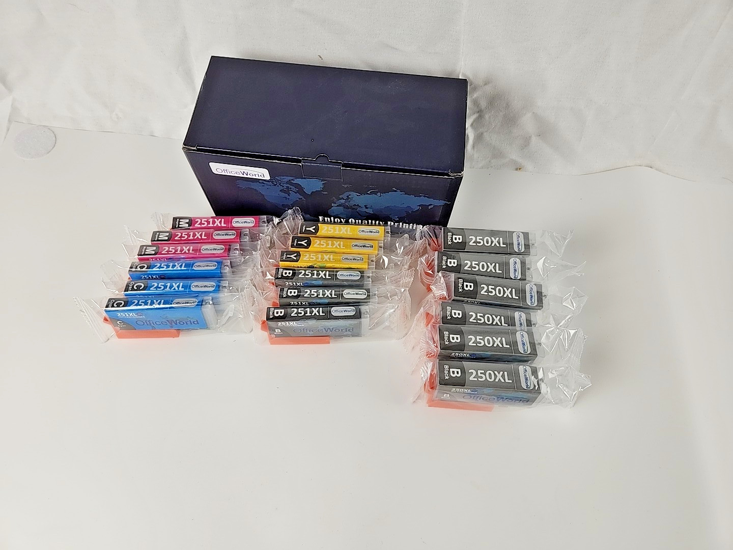  Office World Compatible 18 Ink Cartridge Replacement Canon PGI-250XL CLI-251XL