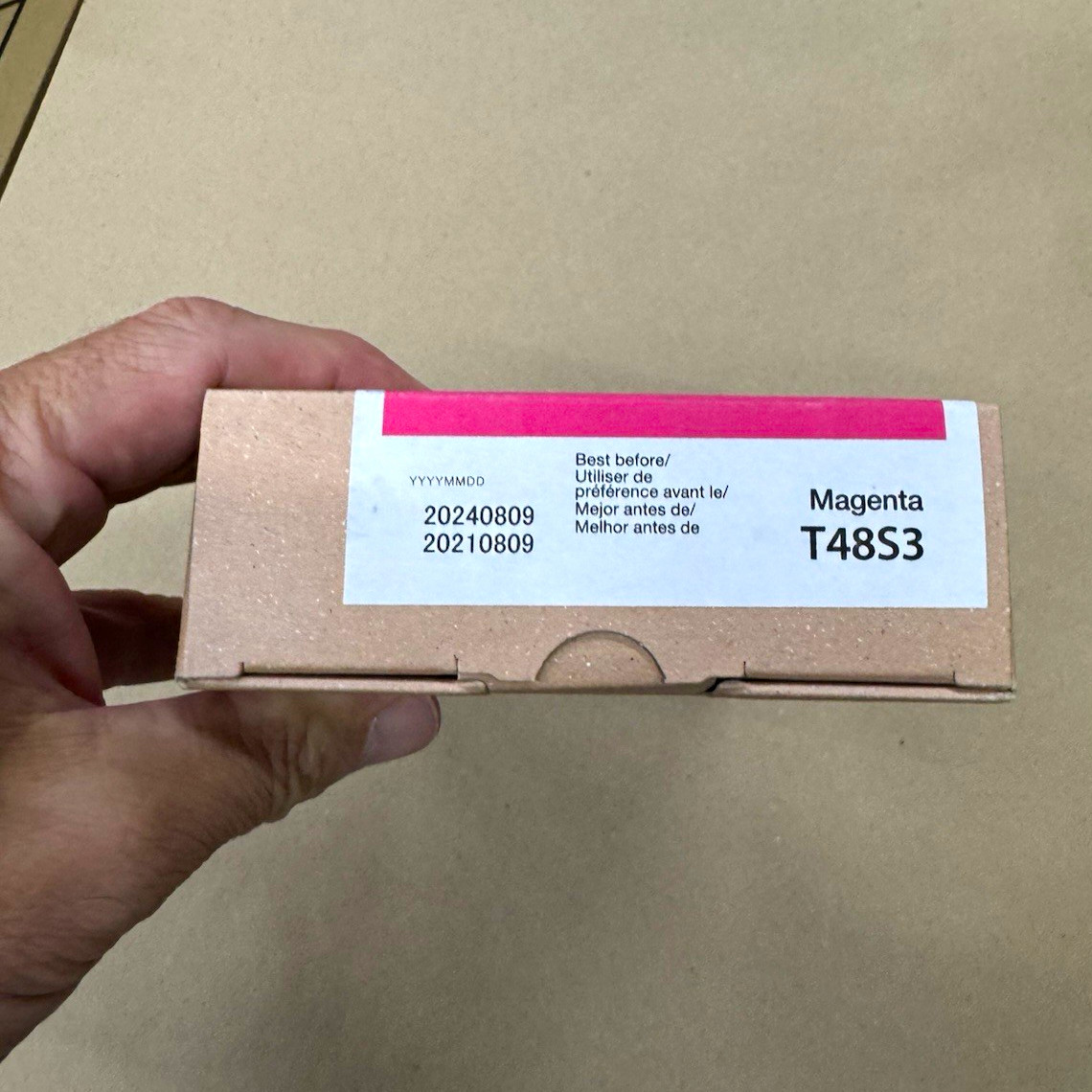Epson Genuine/Original T48S3 Magenta Inkjet Ink Cartridge for SC-P8570D