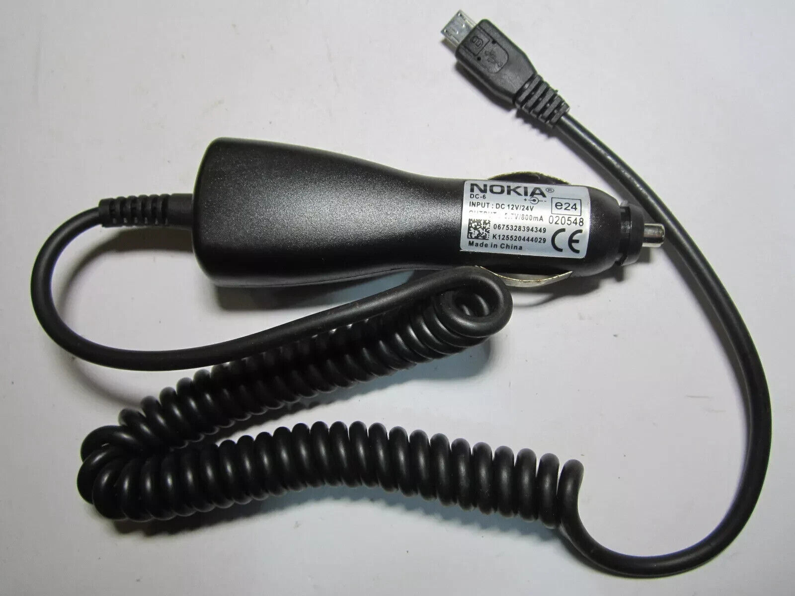 Nokia Phone Owners Genuine DC-6 Car Charger (Micro-USB) - Lumia, 6300