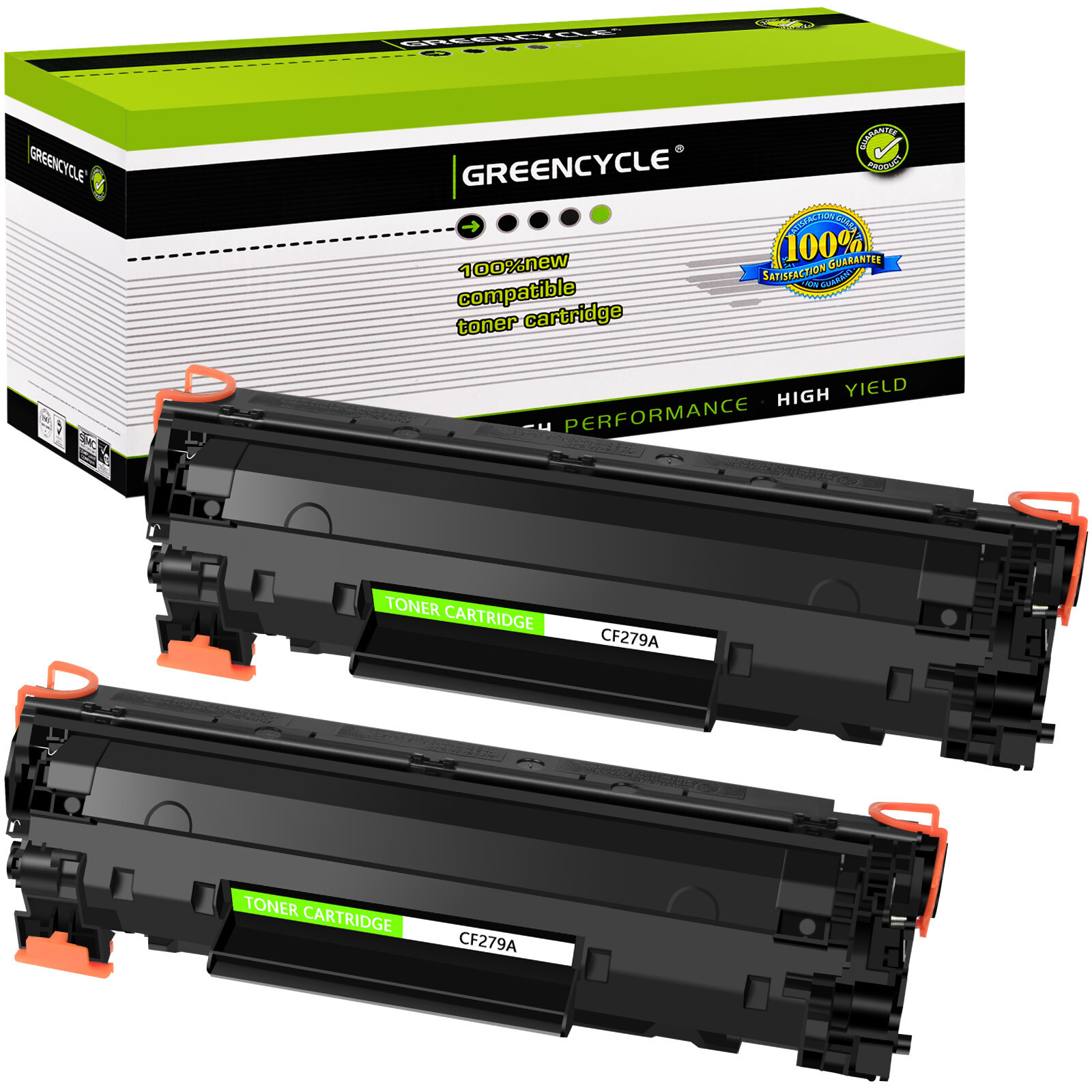 2PK Compatible For HP LaserJet Pro M12w MFP M26a CF279A 79A Toner Cartridge