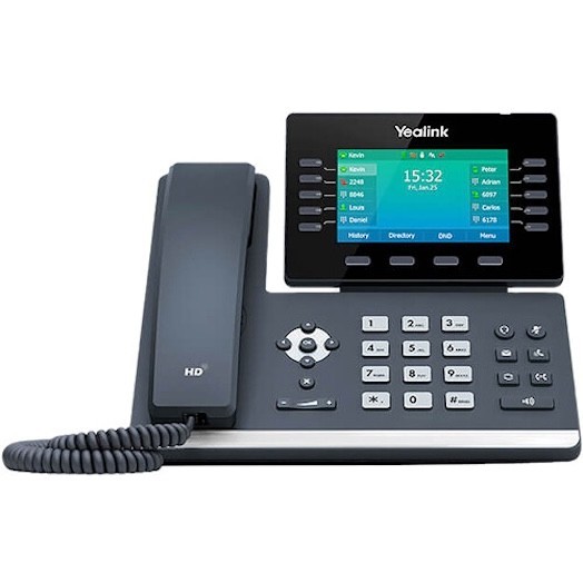 Yealink SIPT54W HD IP Phone Color Display Power Adapter