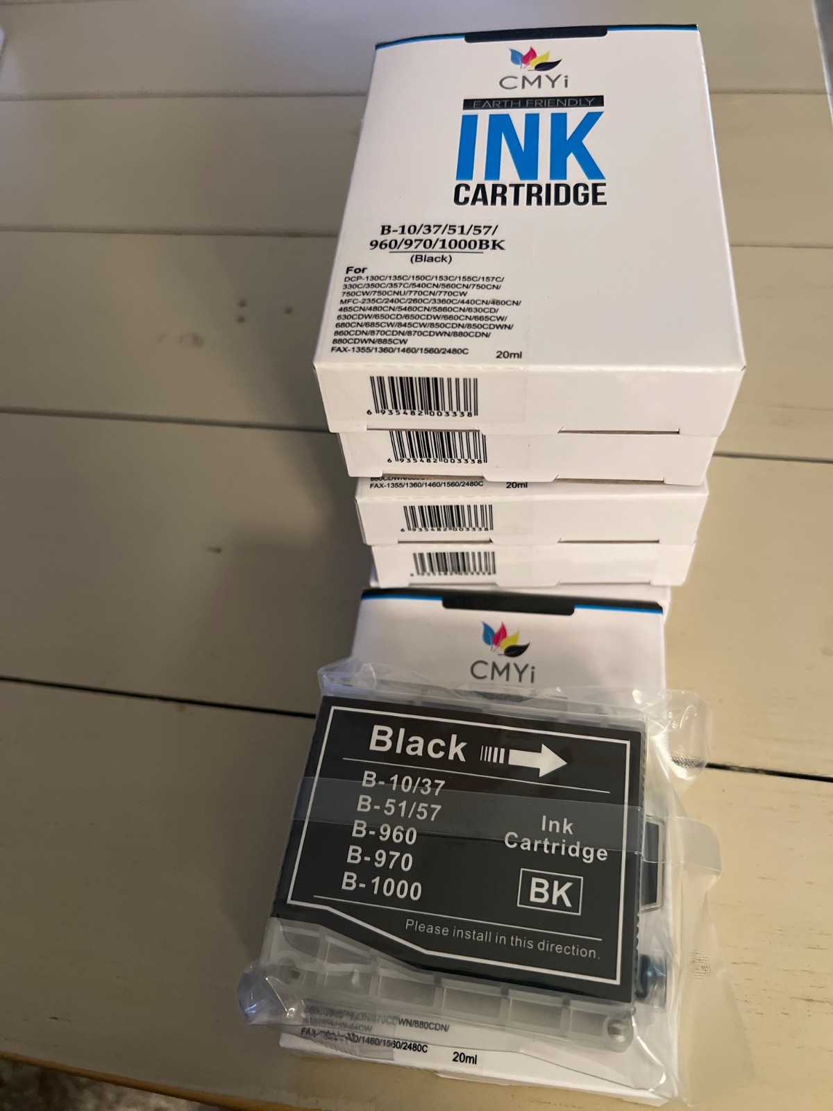 Compatible CMYi LC51BK 6 Ink Cartridges fits Brother MFC-440CN, 465CN, 660CN