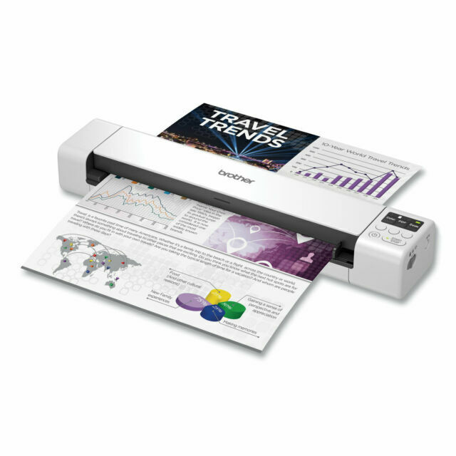 Brother DSmobile DS-940DW USB/Wireless Duplex Portable Scanner White DS940DW