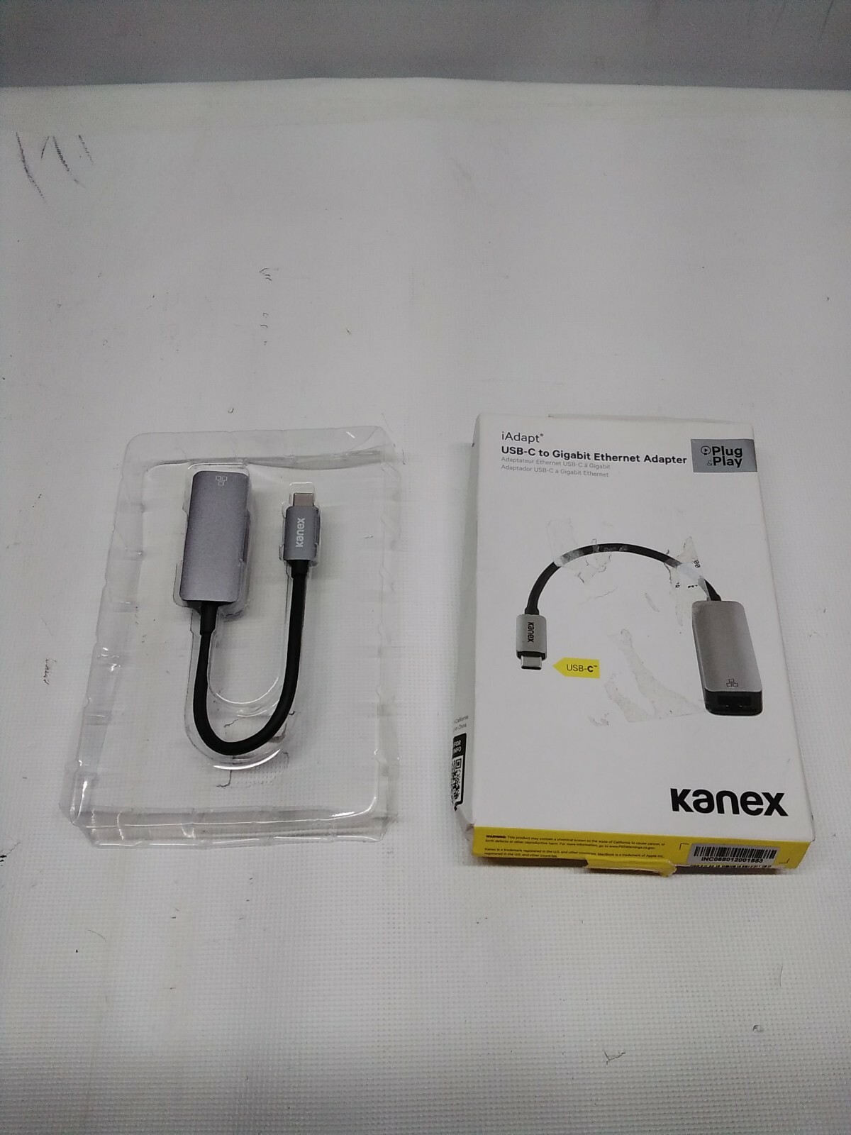 Kanex iAdapt USB-C to Gigabit Ethernet Adapter compatible with new devices 