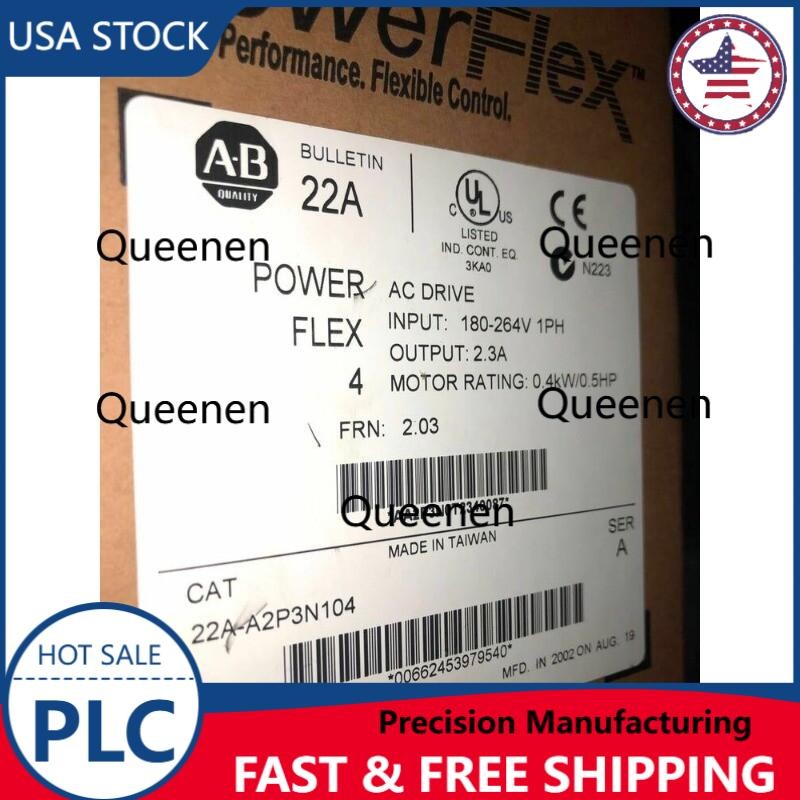 1PCS NEW Allen Bradley 22A-A2P3N104 Via DHL or Fedex 22AA2P3N104 US Free Tax