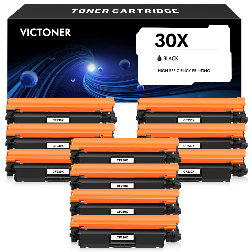 10 Pack CF230X 30X Toner Compatible with HP LaserJet M203dn M227fdn M227fdw MFP