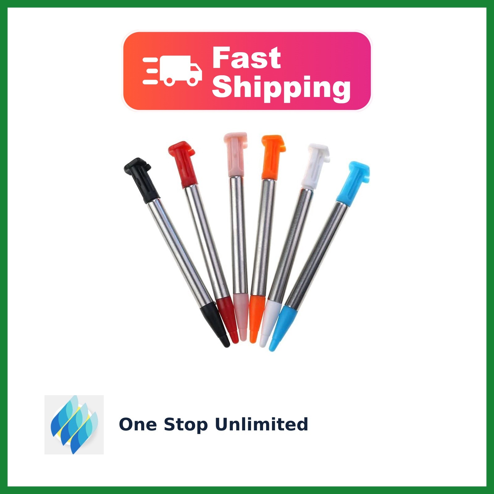 Tekmihat Metal Adjustable Touch Stylus Pen Metal White