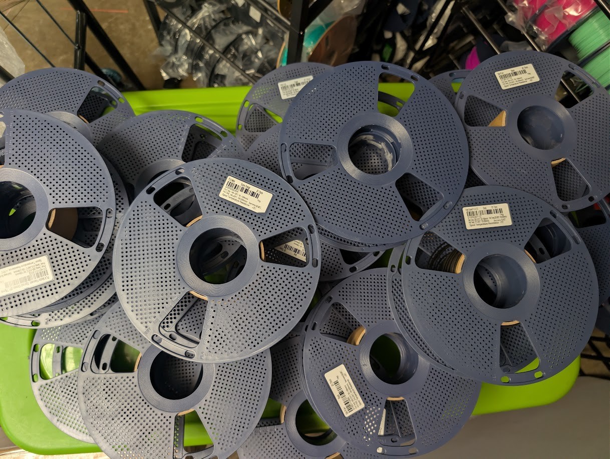 LOT OF 6 SUNLU Empty Reusable Filament Spool 1kg 1.75mm Bambu New Version