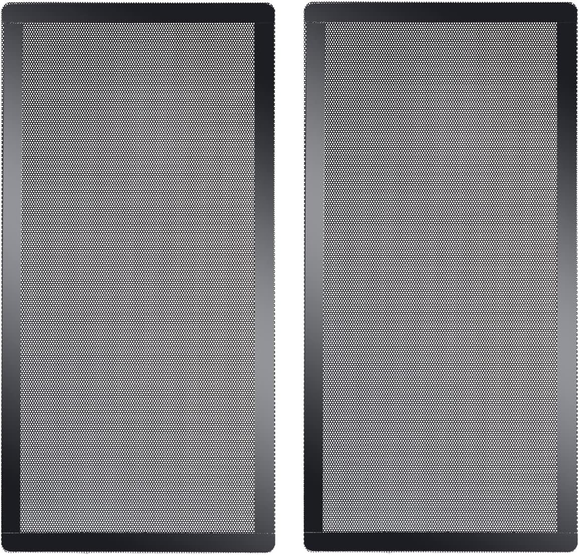 Comprehensive 2-Pack Magnetic Dust Filters - 120x240mm, Noise Reducing Design