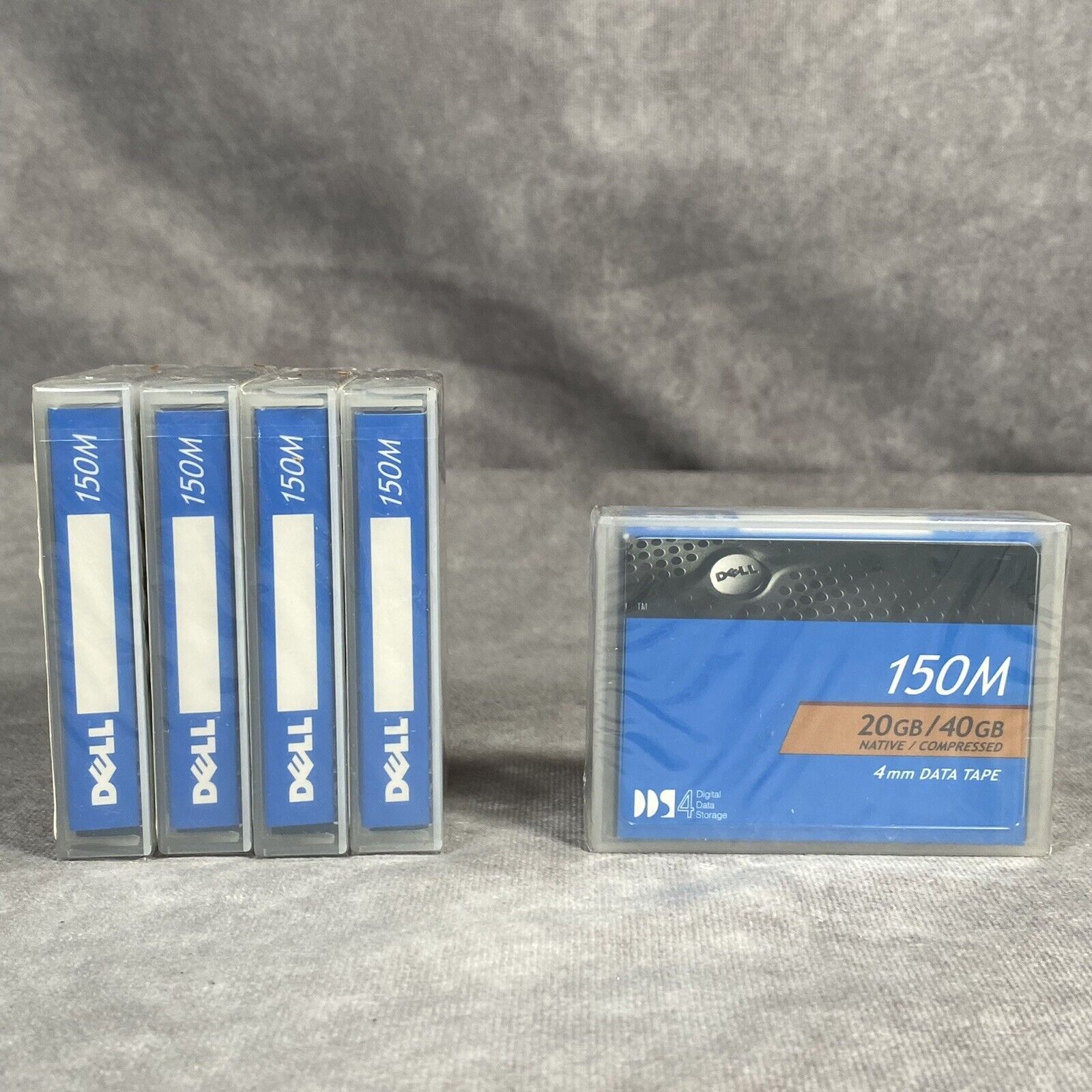 Dell 150M 20GB/40GB 4MM Data Tape Digital Data Storage New Sealed Pack of 5