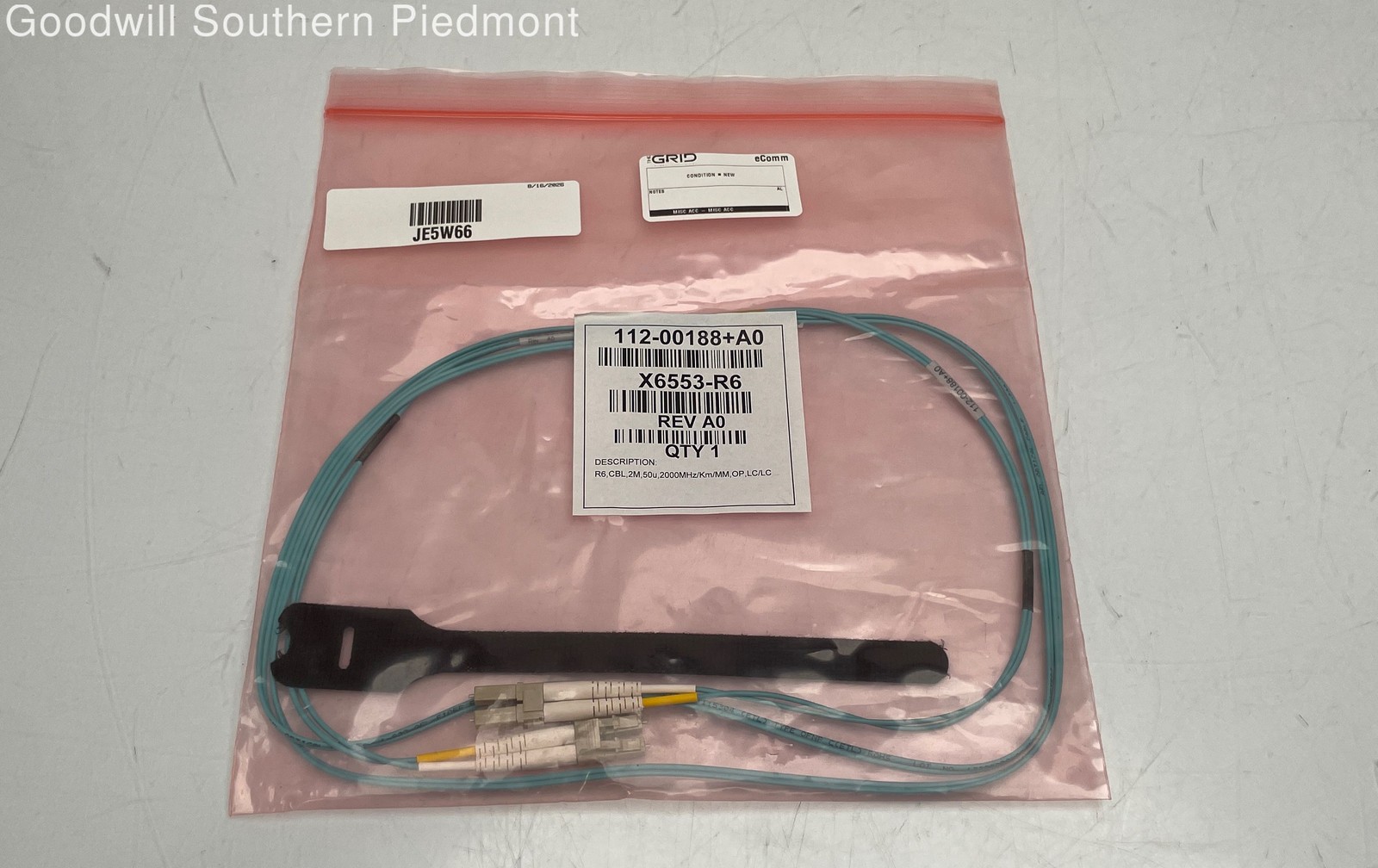 NetApp X6553-R6 NetApp 2M LC-LC Optical Cable - New (#JE5W66)