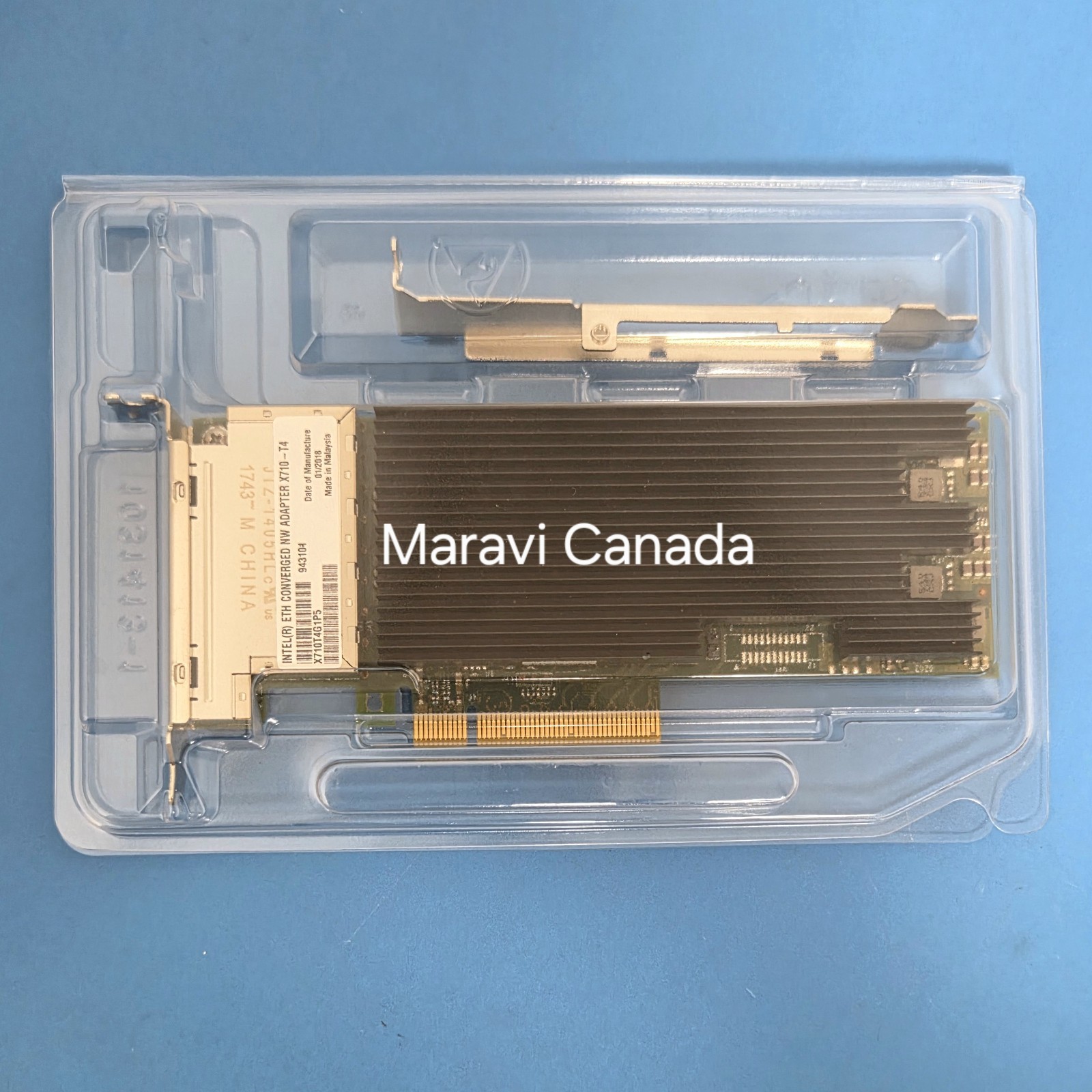 Genuine Intel X710-T4 Quad 4-Port 10GB Base-T RJ-45 Ethernet Adapter X710T4G1P5