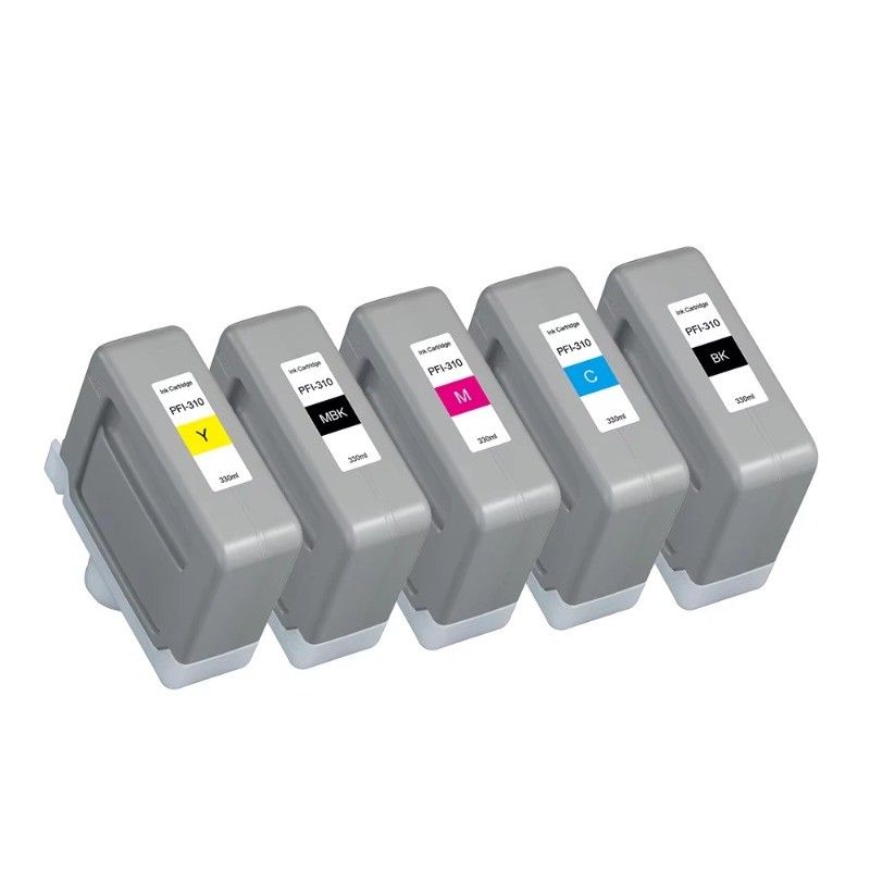 5 Colors PFI-310 Pigment Ink Cartridge for Canon TX2000 TX3000 TX4000 Printer