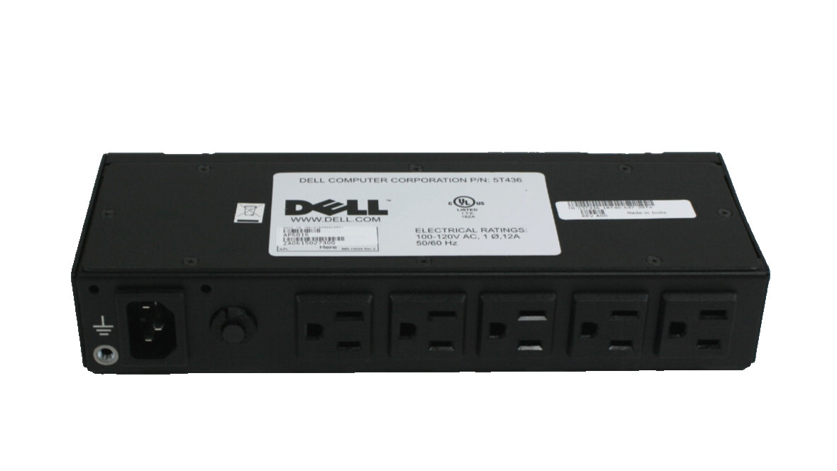 Dell PDU AP6016 100-120VAC 5x NEMA 5-15R Outlets G761N With 1x Cable