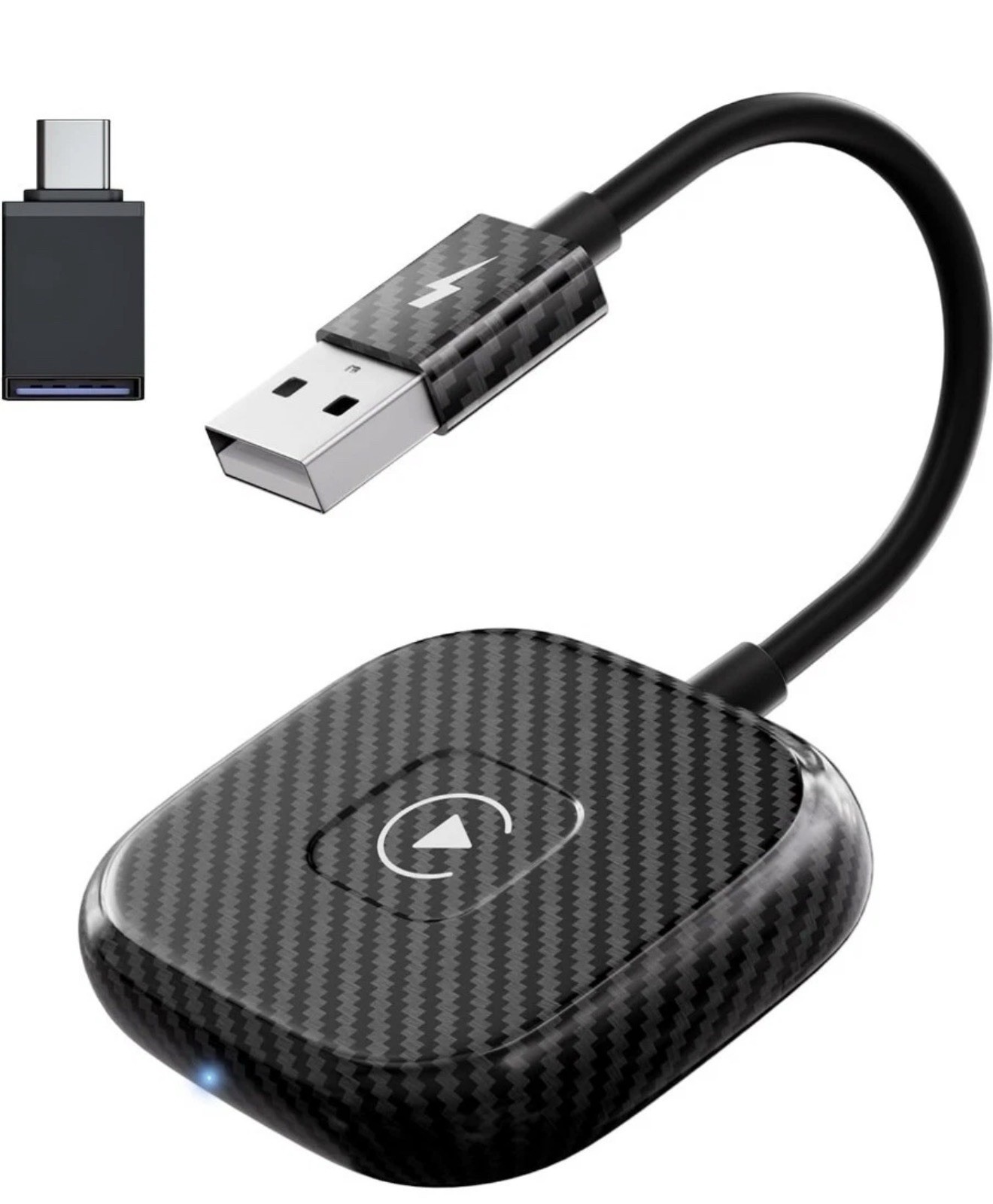 Anithen Wireless CarPlay Adapter for Apple iPhone Wireless USB Dongle Converter 