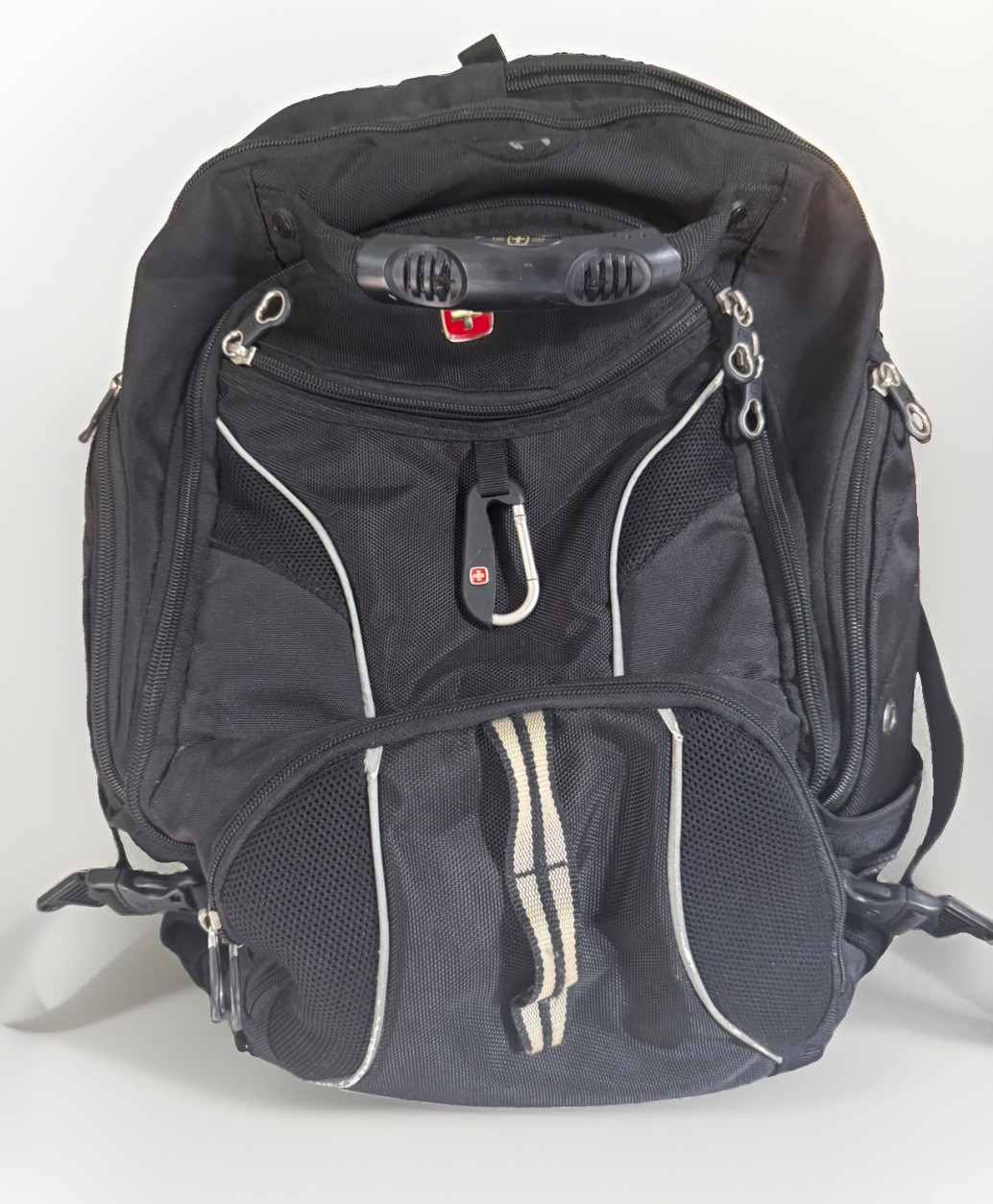 SwissGear 1900 ScanSmart TSA Laptop Backpack Black Travel Work School Bag