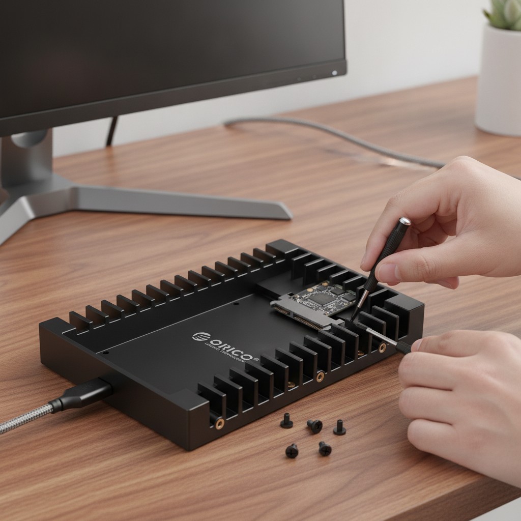 Versatile 2.5-Inch to 3.5-Inch SSD Mounting Bracket - Fast 6Gbps Transfer