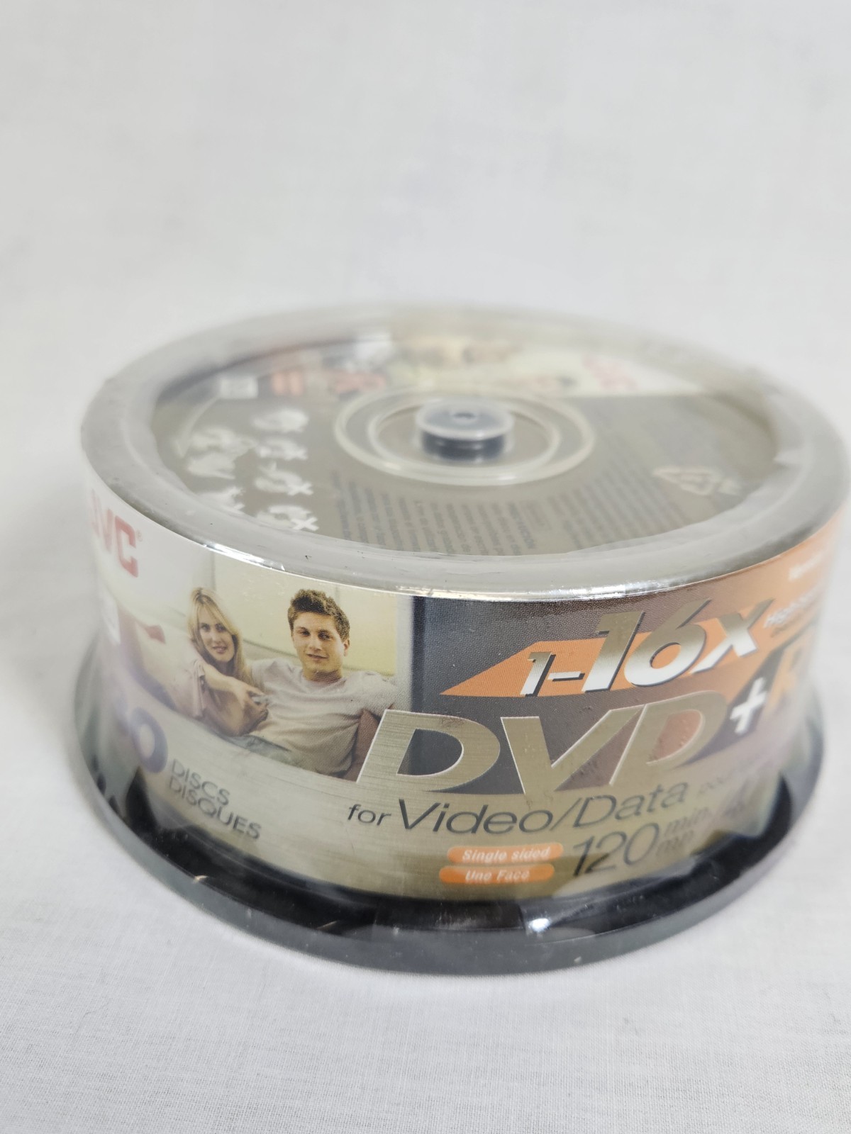 30 x JVC DVD-R 16x Speed PREMIUM Quality Blank Discs 4.7GB 120 mins Spindle