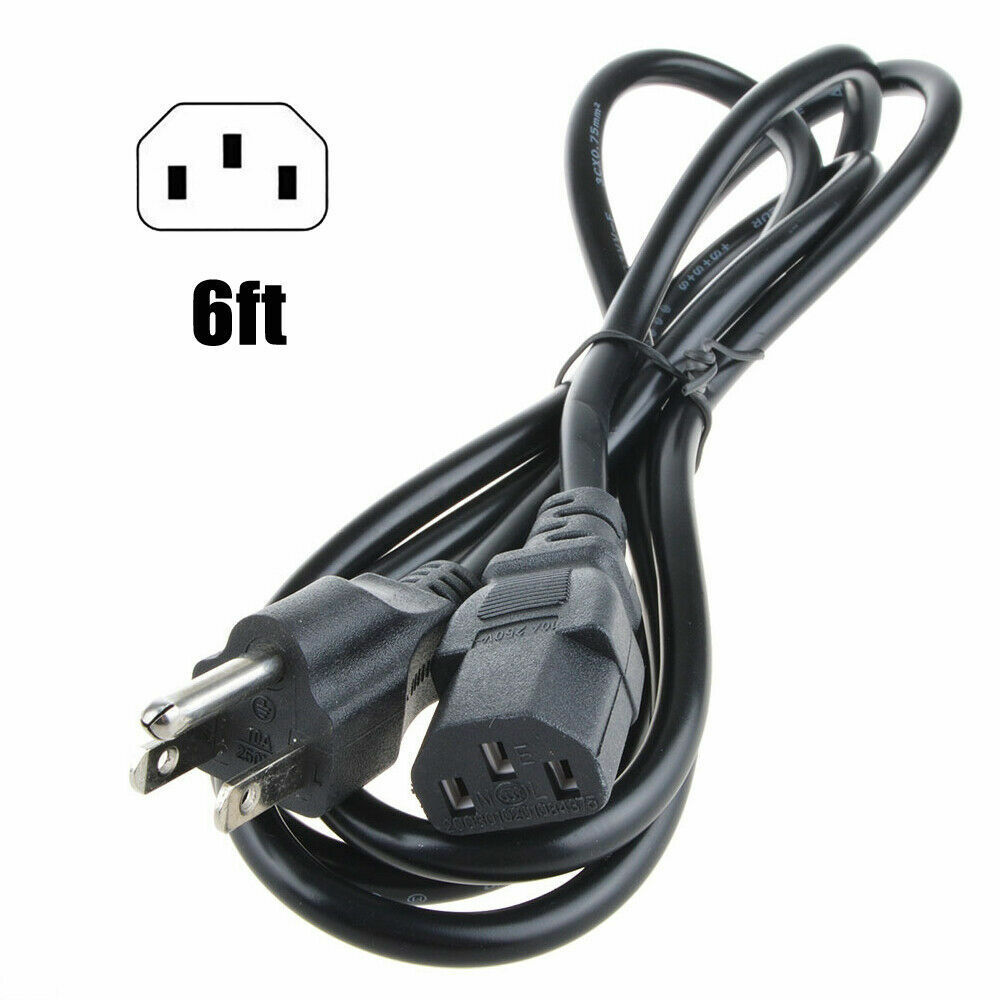6ft 1.8M AC Power Cord Cable Lead Plug for Samsung LN32A450 32&quot LCD HD TV PC