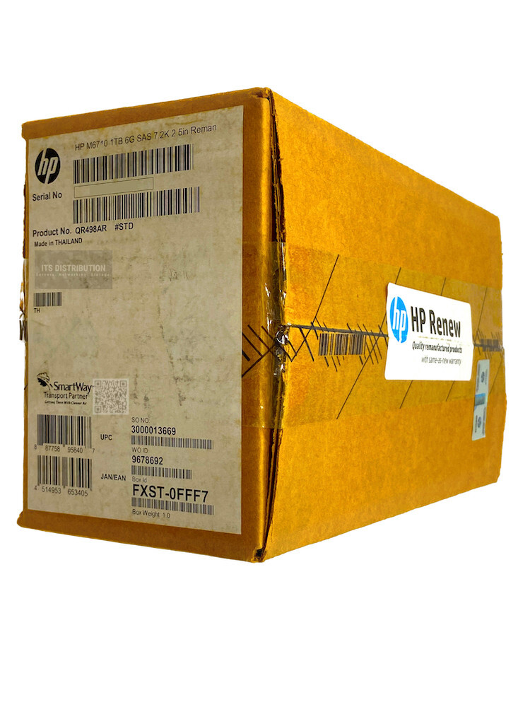 QR498A I HP 1 TB 6GB M6710 SAS 7.2K HDD RENEW SEALED