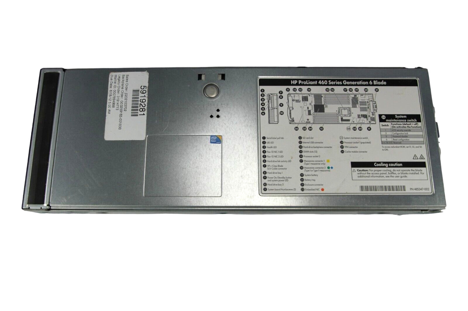 HP Proliant WS460C G8 Graphics Expansion Blade 703052-001 703053-001
