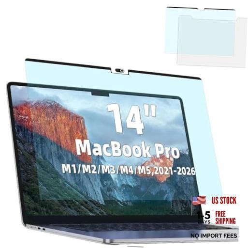 Magnetic Anti Blue Light Screen Protector for MacBook Pro MacBook Pro 14 inch