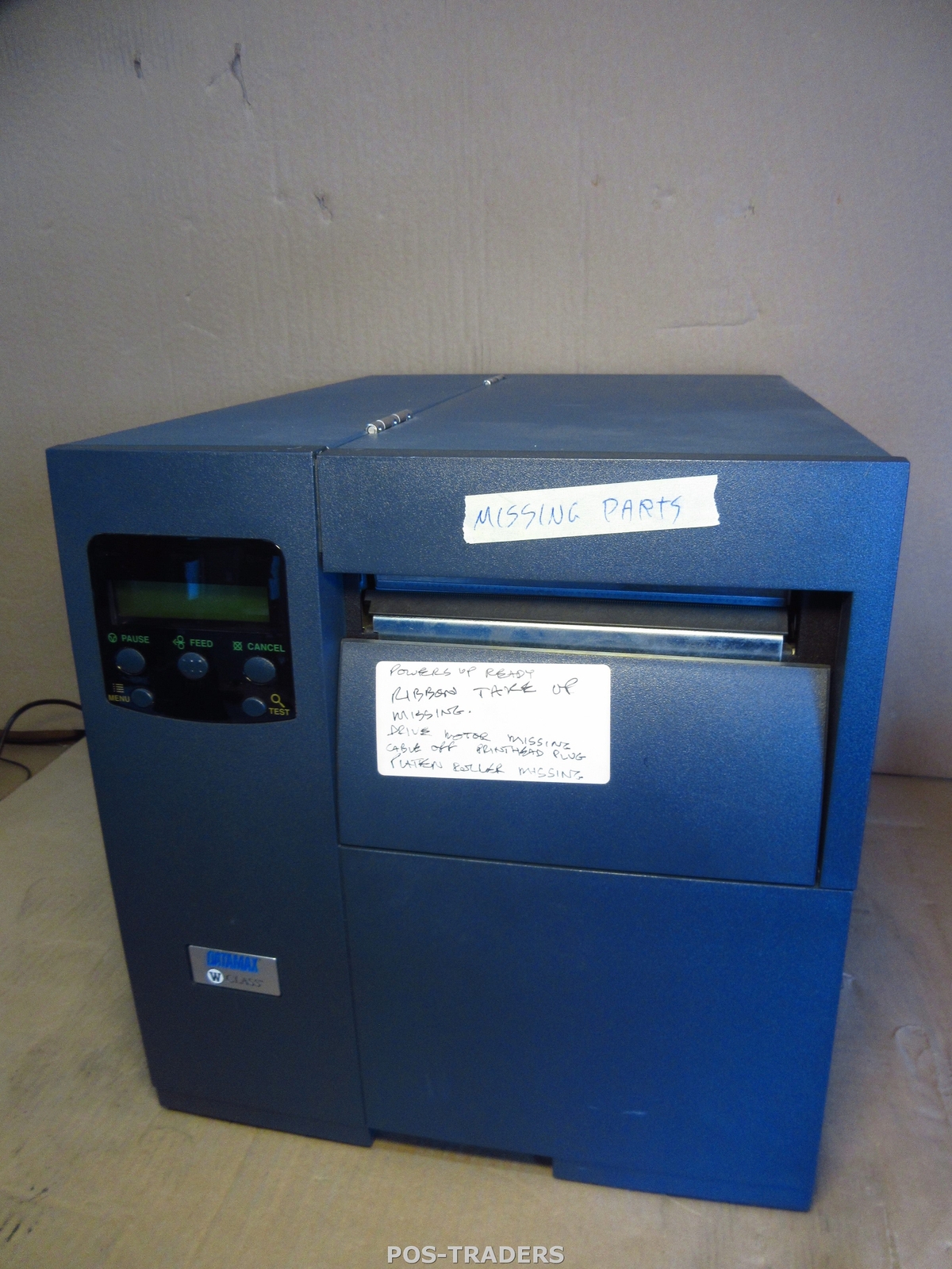 Datamax DMX-W-6208 203dpi Thermal 16.8CM Barcode Label Printer MISSING PARTS