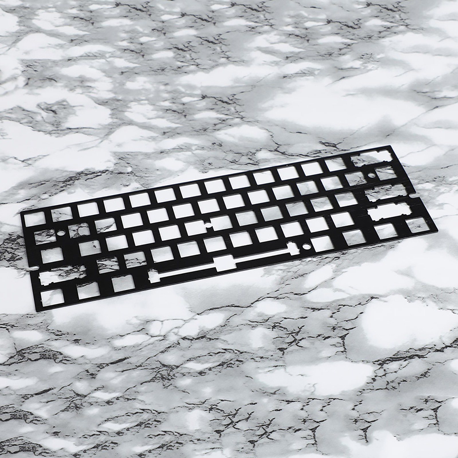 PCB CNC ANSI Anodized Positioning Board Plate For GH60 GK61 Mechanical Keyboard