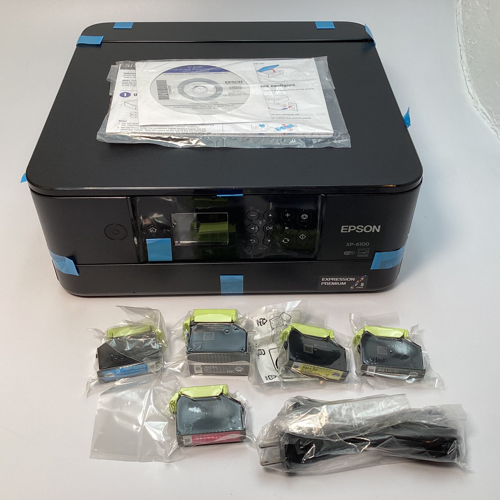Epson Expression Premium XP-6100 All-in-One Printer Wi-Fi Auto 2-Sided, Open Box
