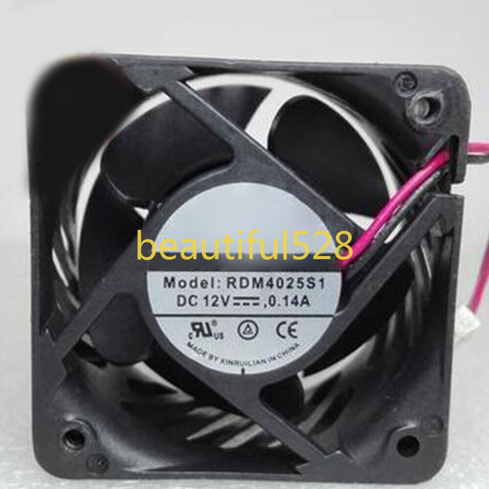 2-wire Cooing Fan 12V 0.14A For RDM4025S1 40*40*25mm 4025